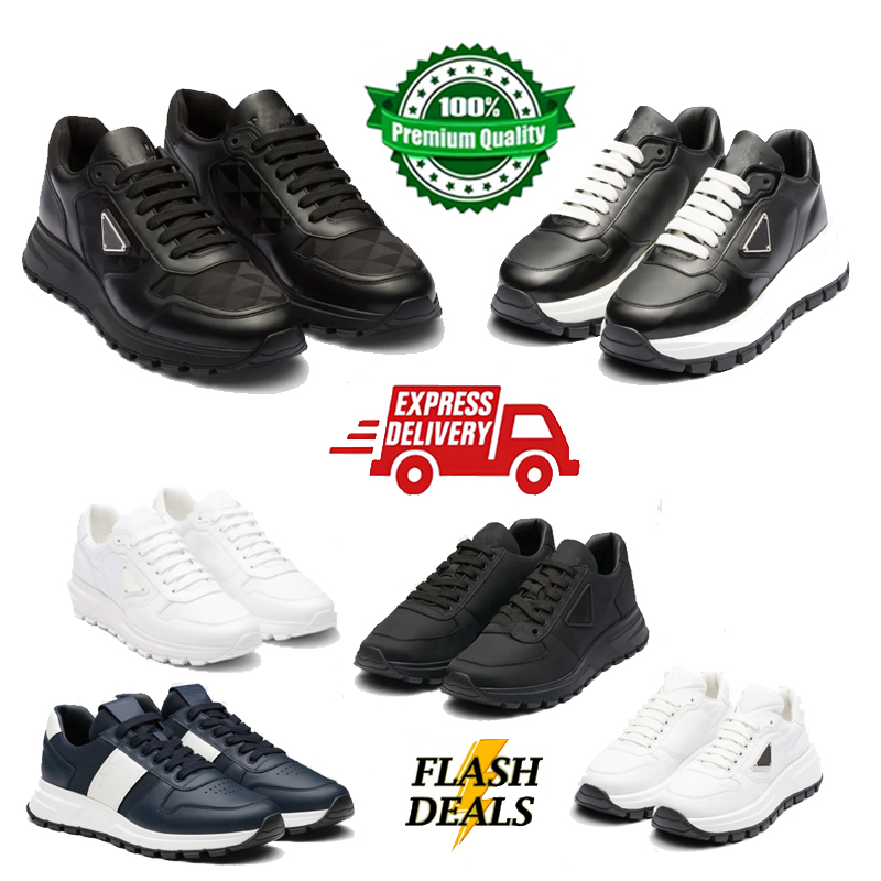10ATop luxury brand designerSneakers Shoes Men's Re-Nylon Technical Fabric Casual Walking Famous Rubber Lug Sole Party Wedding Runner Traine