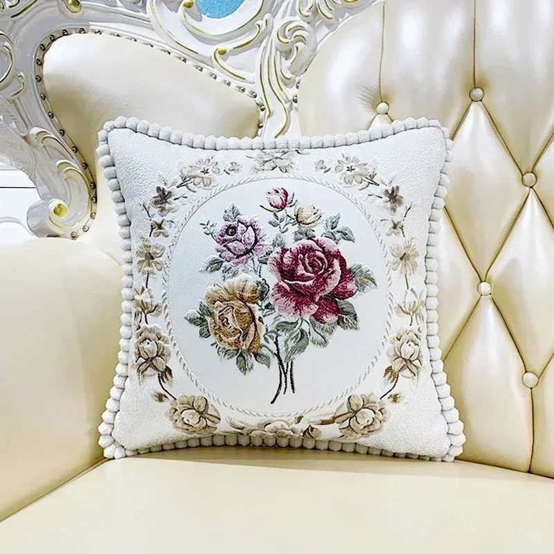 European Style Sofa Pillow Cushion Luxury Living Room Home Pillows Dust Proof Backrest Cushion Can Be Disassembled Washed D260317