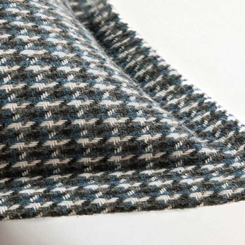 Inyahome Set of 2 Lumbar Luxury Jacquard Houndstooth Throw Pillow Covers 30x50cm 45x45cm 50x50cm Pillowcases Coussin Canap D260317