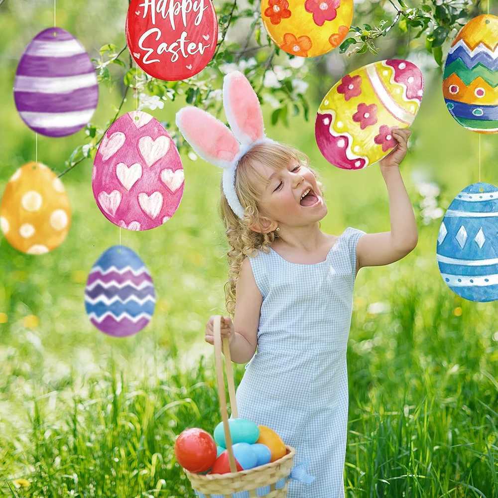 PVC Easter inflatable Easter eggs are used for decorating courtyards lawns gardens holiday parties indoor and outdoor H260316