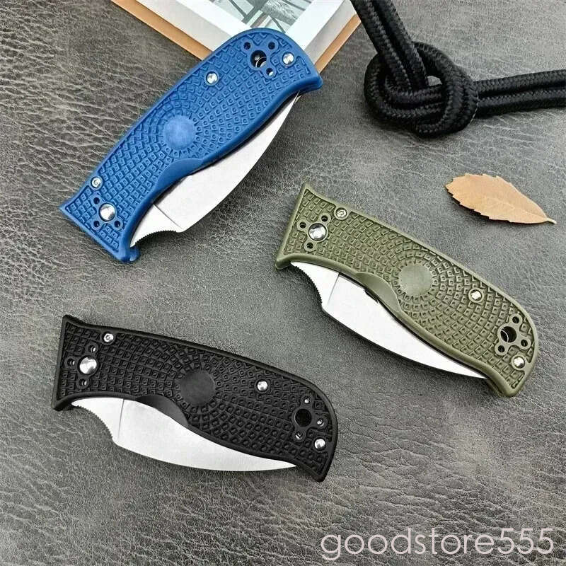 couteau High Quality C69 Folding Knife CPM S35VN Blade G10 Handle Outdoor pocket knife Hiking Camping Survival Self-defense Knives With Belt fixed bla - view 8