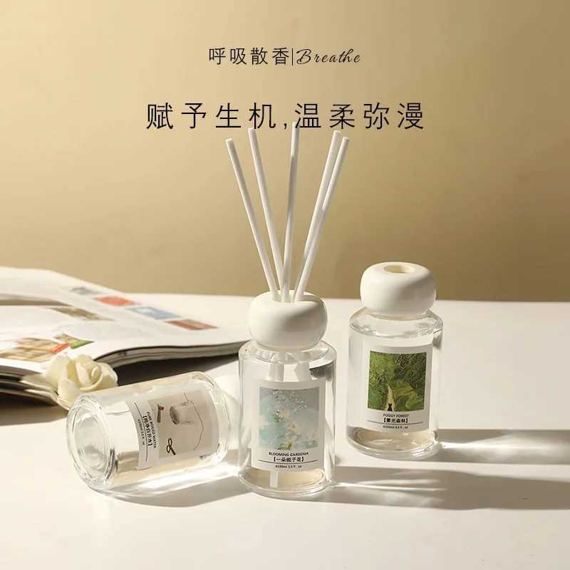 100ml Home Aromatherapy Essential Oil Bedroom Decoration Durable Deodorization Home Indoor Fire Free Fresh Air perfume D260317