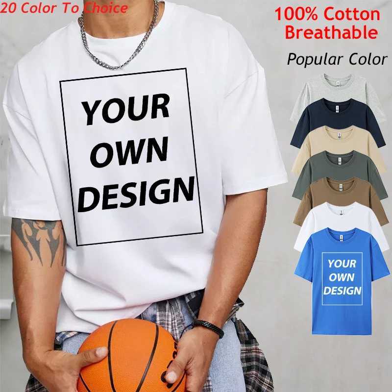 Print Customized Summer Youthful Cotton Short Sleeve Fashion Loose T Shirt Soft Breathable Tee Sports Oversized Casual Clothing M260317