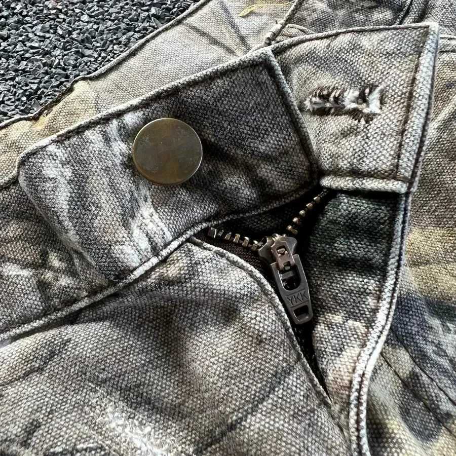 Mens Tree Branch Camouflage Jeans American Style Y2K Wide Leg Retro Loose Fashion Trend Street Straight Jeans Camo Pants Y2KT260316
