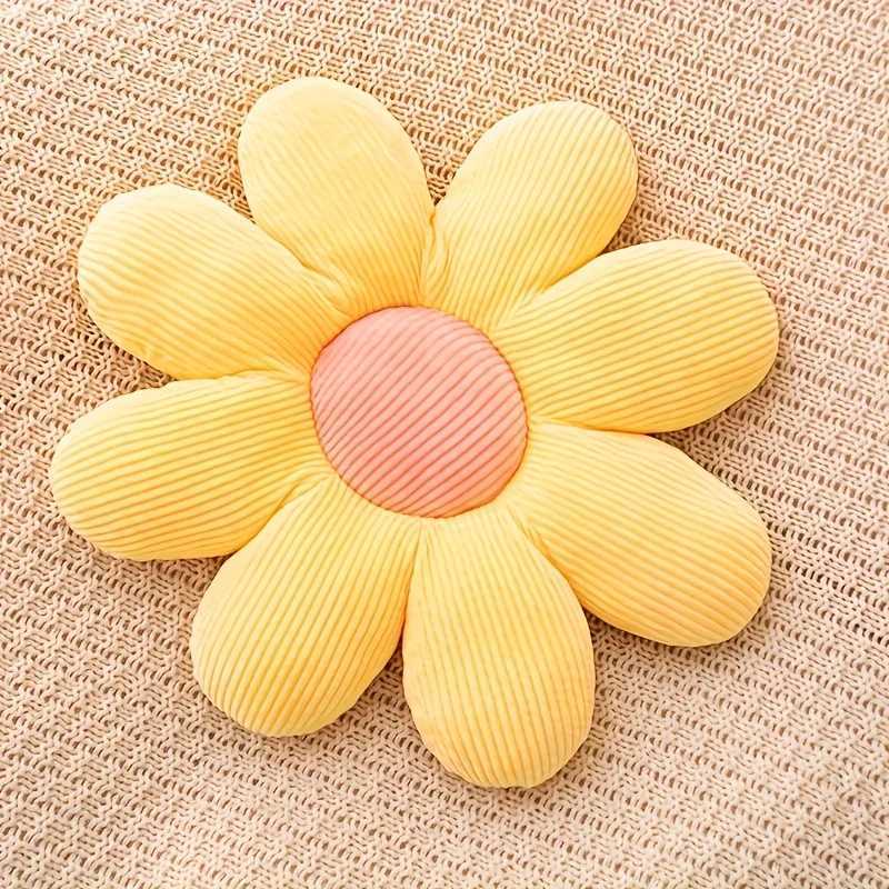 Flower Plush Toy Cushion Sofa Super Soft Daisy Cushion Comfortable Plush Cushion Eight-Petal Flower Cushion For Home Sofagift D260317