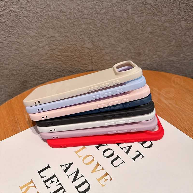 Luxury Pattern Matte Candy Color Silicone Soft Case For iPhone 17 air 17 pro 17 pro max Solid Color Shockproof Cover Shell C260314