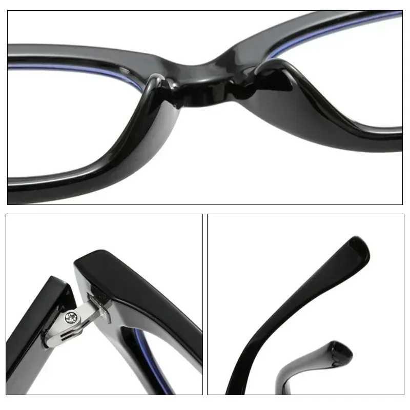 Vintage EYORA Cat Eye Reading Women Anti Blue Ray Myopia Eyewear Photochromic Progressive Prescription Optical Glasses H260316