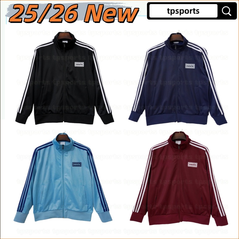 2025 2026 Oasis Jacket Tracksuit Top Long Uniform Adult Men 135Th Fontaines Dc Black Guinness Tour Jacquard Ireland Jersey Oasiss Live Oasis Tour