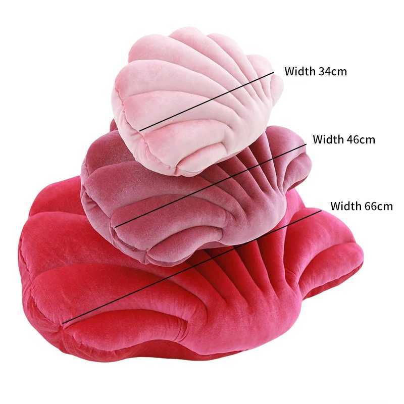 Creative Shell Pillow Sofa Chair Bedroom Cushion Home Decoration Prop Gift D260317