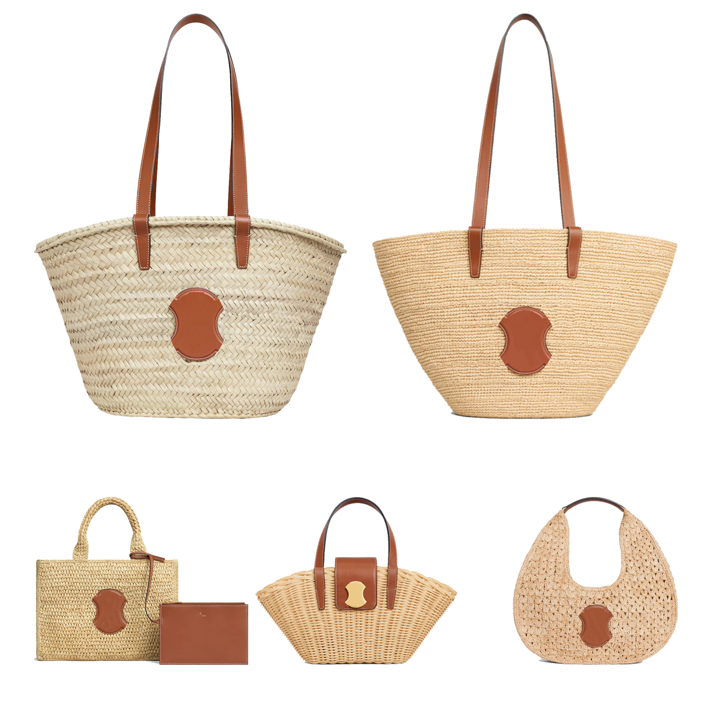 Designer bag Raffias Summer Straw bag Luxury handbag Linen woven beach bag Women men weave Shoulder Basket Bag Top quality large capacity tote bag fashion travel bag
