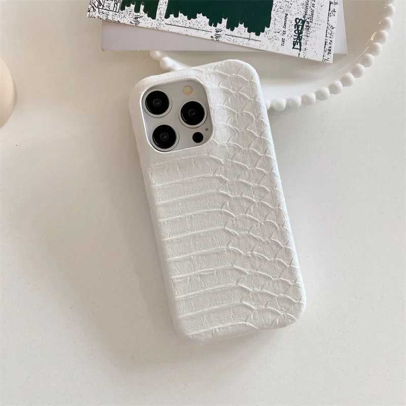 Luxury Leather Realistic Snake Skin Texture Phone Case for IPhone 16 15 Pro Max Plus 5G for Fashion PU Seismic Cover C260314