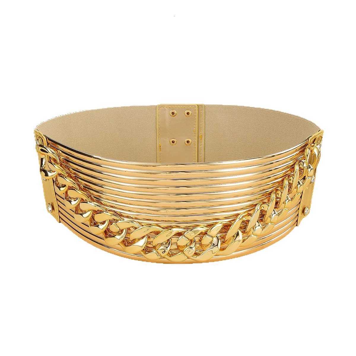 New Fashion Waist Jewelry Retro PU Leather Chain Elastic Waist Chain Belt For Women Skirt Accessories H260316 - view 7