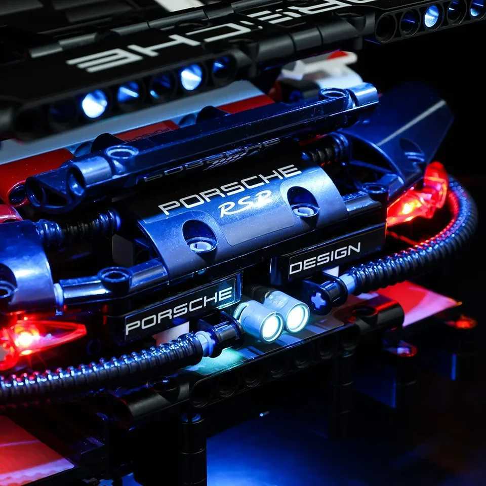 Technical 1630PCS Car 911 Classic Super Racing Car Compatible with Building Blocks DIY Kid Toy Birthday Gift D260317