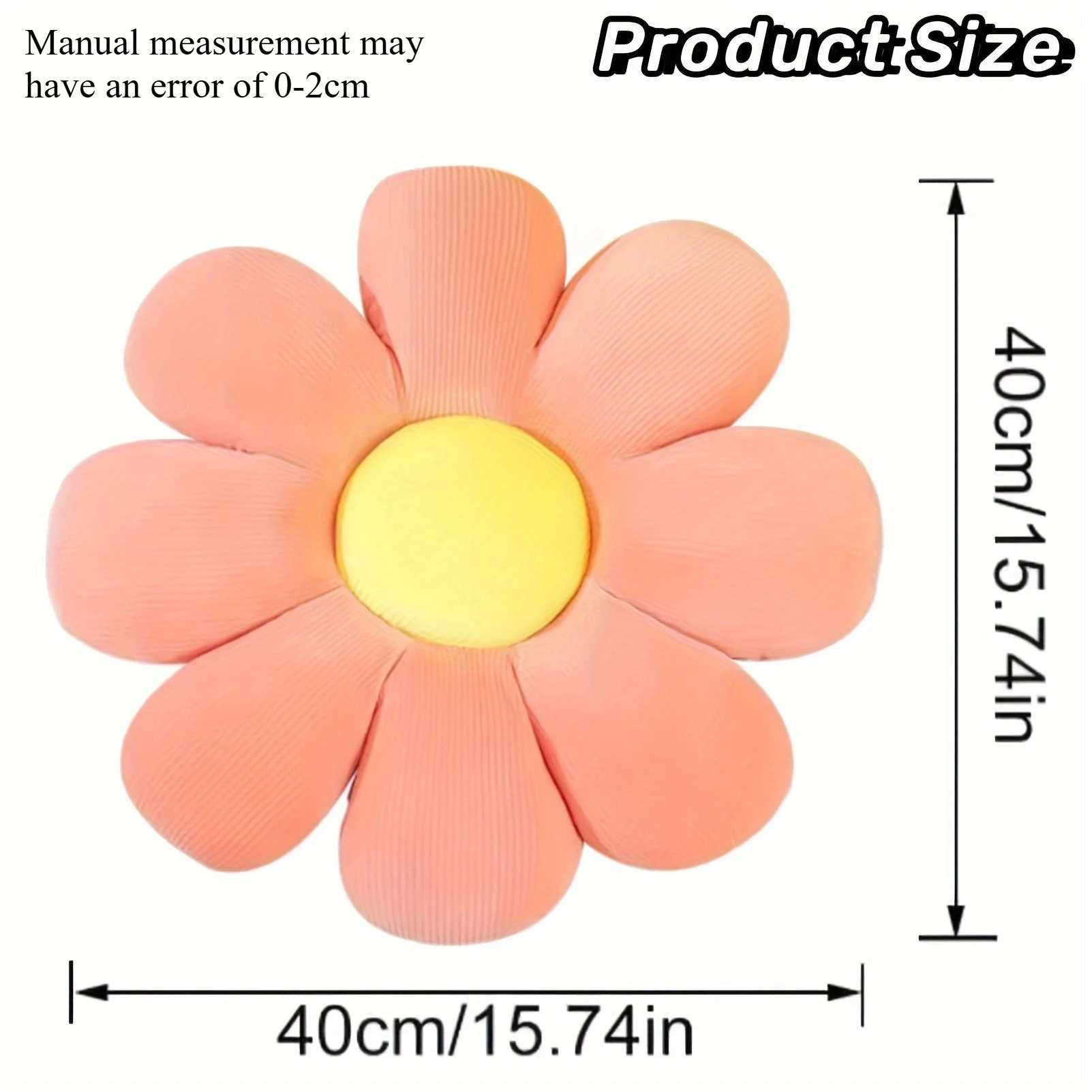 Flower Plush Toy Cushion Sofa Super Soft Daisy Cushion Comfortable Plush Cushion Eight-Petal Flower Cushion For Home Sofagift D260317