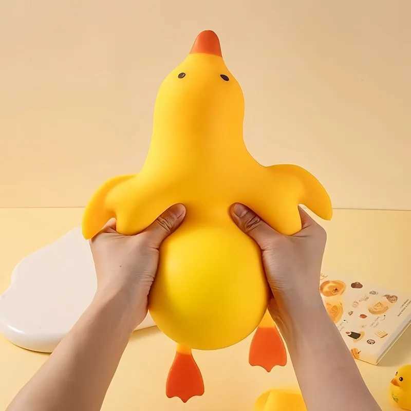 Squishy Antistress Duck Fidgets Toys Cute Goose Animals Vent Toys for Kids Adults Decompression Stretch Toys Friends Best Gift H260317
