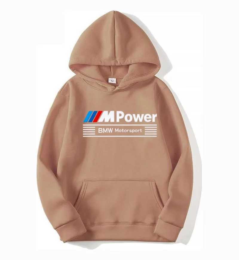 BMW M POWER Division Performance Autumn and Winter New Mens Hoodies Mens and Womens Street Casual Clothing Sweatshirt W260317
