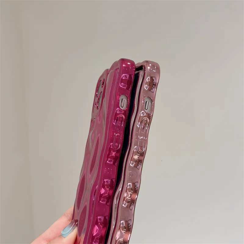 Fashion Luxury 3D Electroplated Meteorite Phone Case For iPhone 17 Air 16 15 14 13 Pro Max Plus Shockproof Soft Silicone Cover C260314