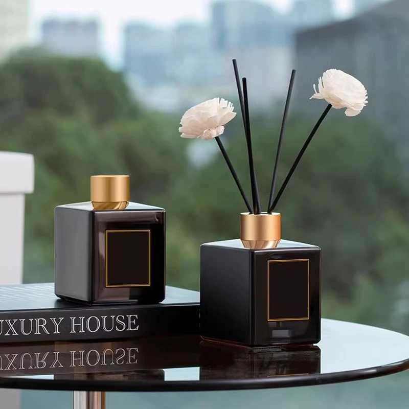50ml Flameless Home Fragrance Room Perfume Liquid Air Freshener Reed Diffuser Home Decor Square Bottle Aromatherapy Diffuser D260317