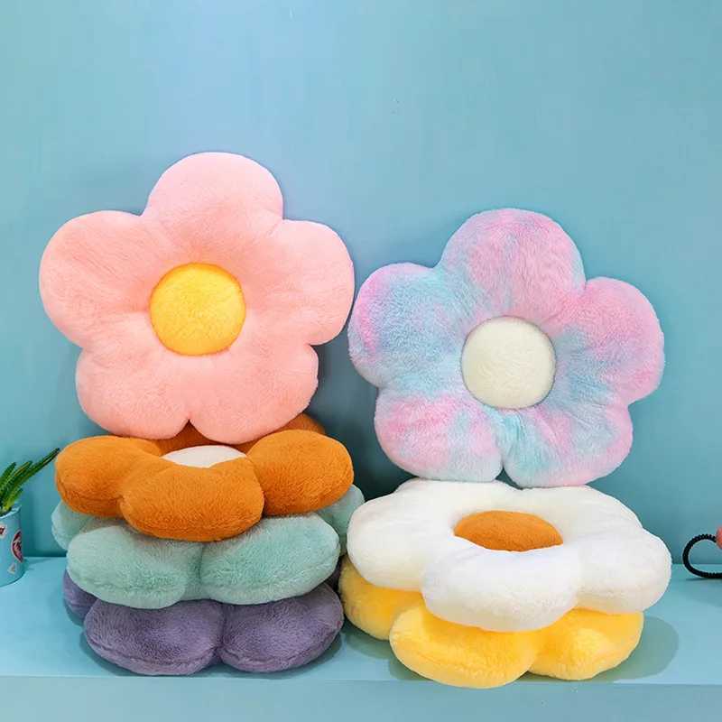 Flower Pillow Plush Throw Soft Plant Chair Cushion Living Bedroom Home Decorative Pillows Sofa Cushions Birthday Gifts 35/50cm D260317