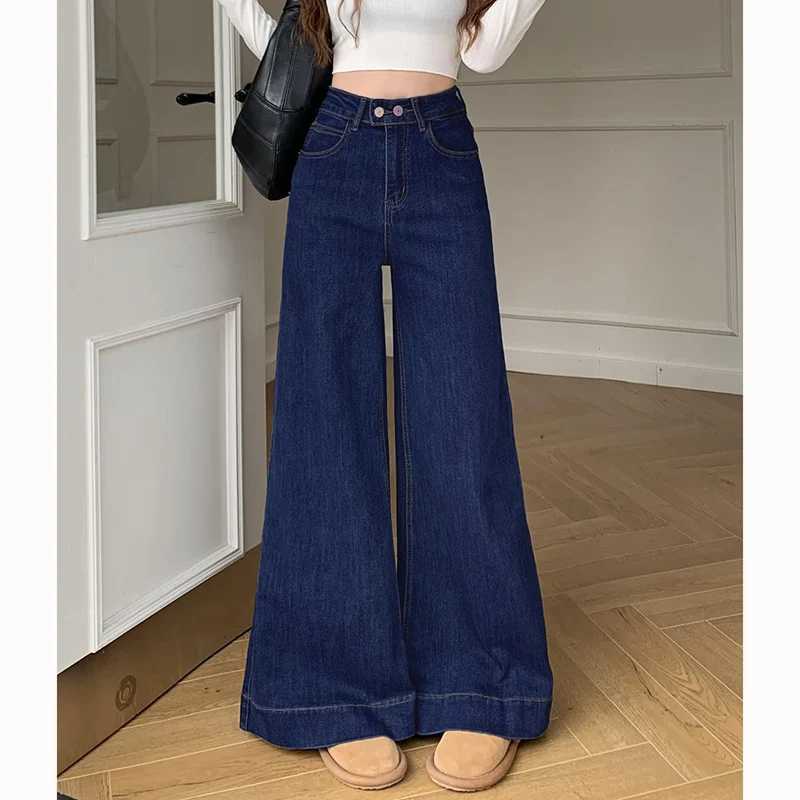 2026 Classic Retro Female Straight Leg Jeans Lady Chic High Waist Baggy Denim Pants Hot Sale s Fashion Casual Trousers M260317