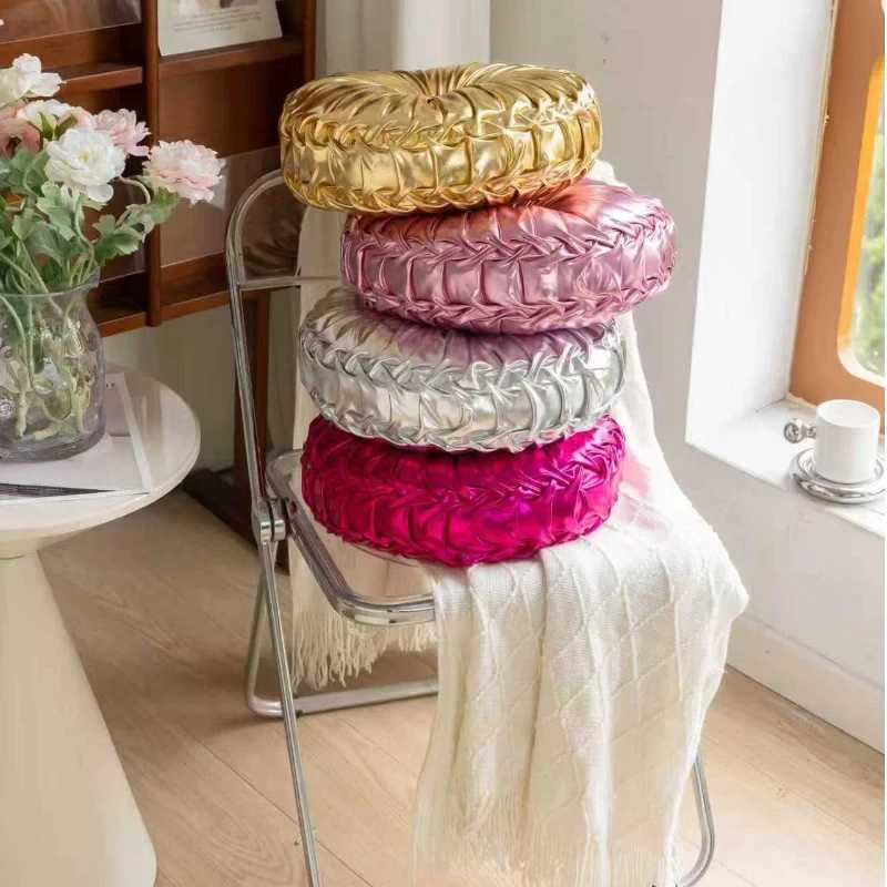 Metallic Style Sofa Pillow Bay Window Futon Seat Cushion Pumpkin Seat Cushion for Couch Floor D260317