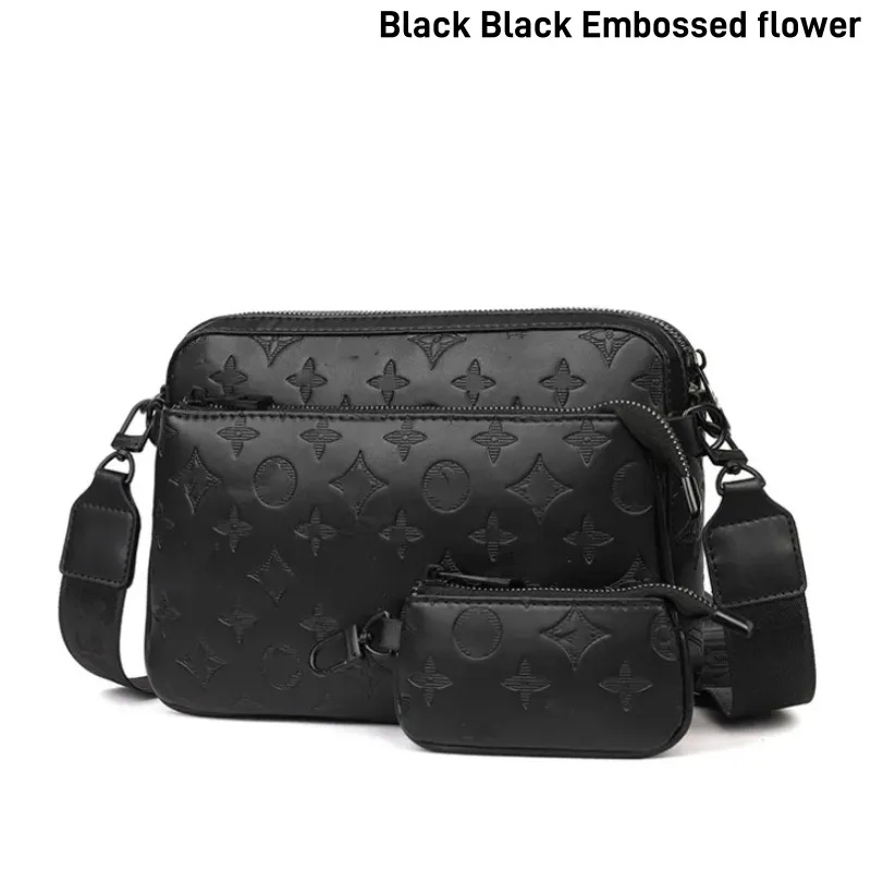 2026 Hot Fashion Mens print Shoulder Bags Man Genuine Leather Briefcases Bolsas Messenger Bag Wedding Dress business Crossbody Bag Handbags