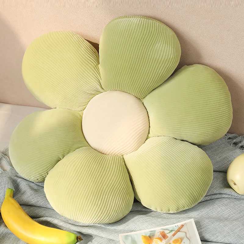 35cm Colorful Flowers Plush Pillow Plant Petal Cushion Stuffed Sofa cushion Girls Baby Home Pillow Decor Gift D260317