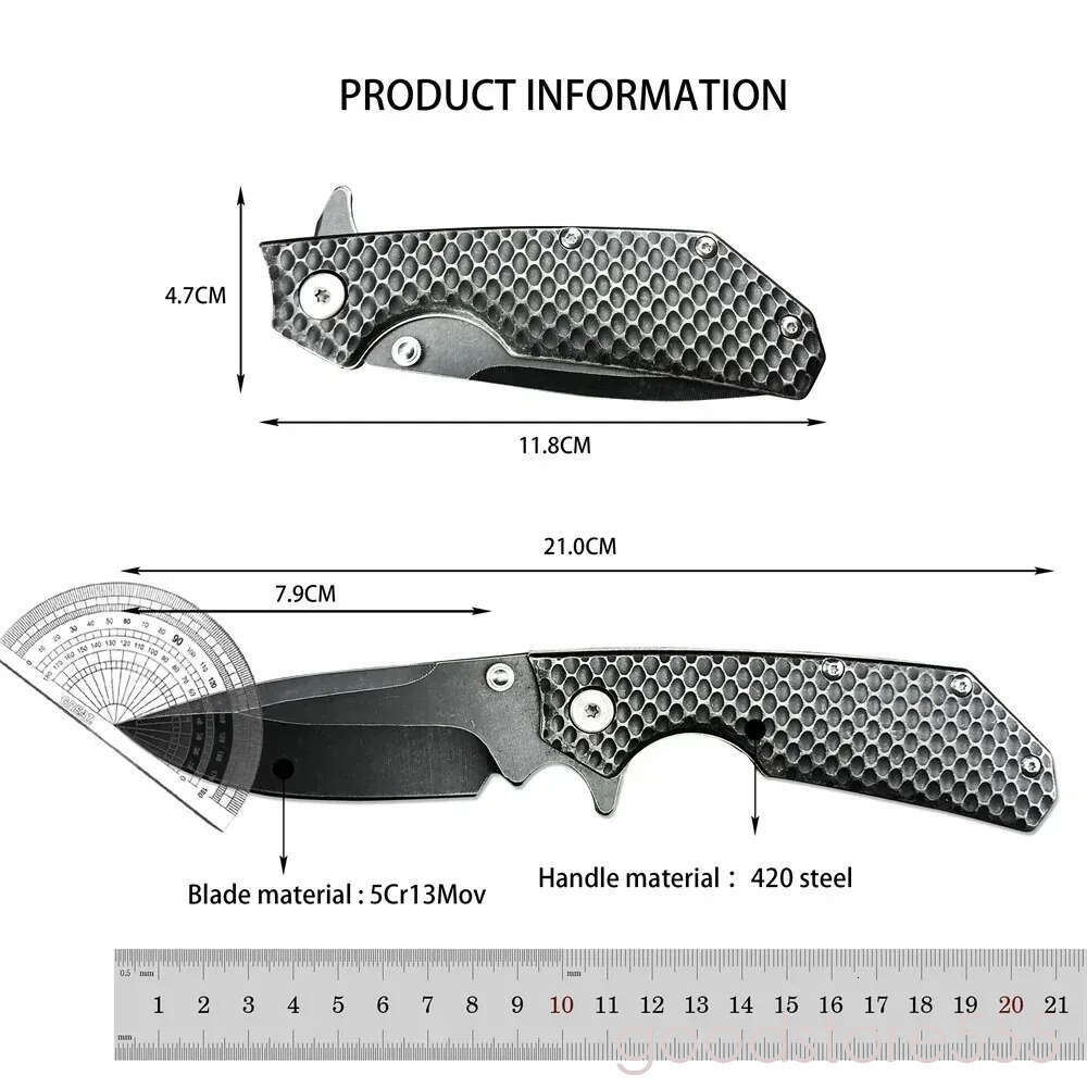 pocket knife KS 1353 Tappet Strider Pocket Folding couteau Knife fixed blade knife ALL Steel Handle Multifunction Tactical Outdoor Knives Hunting Kniv