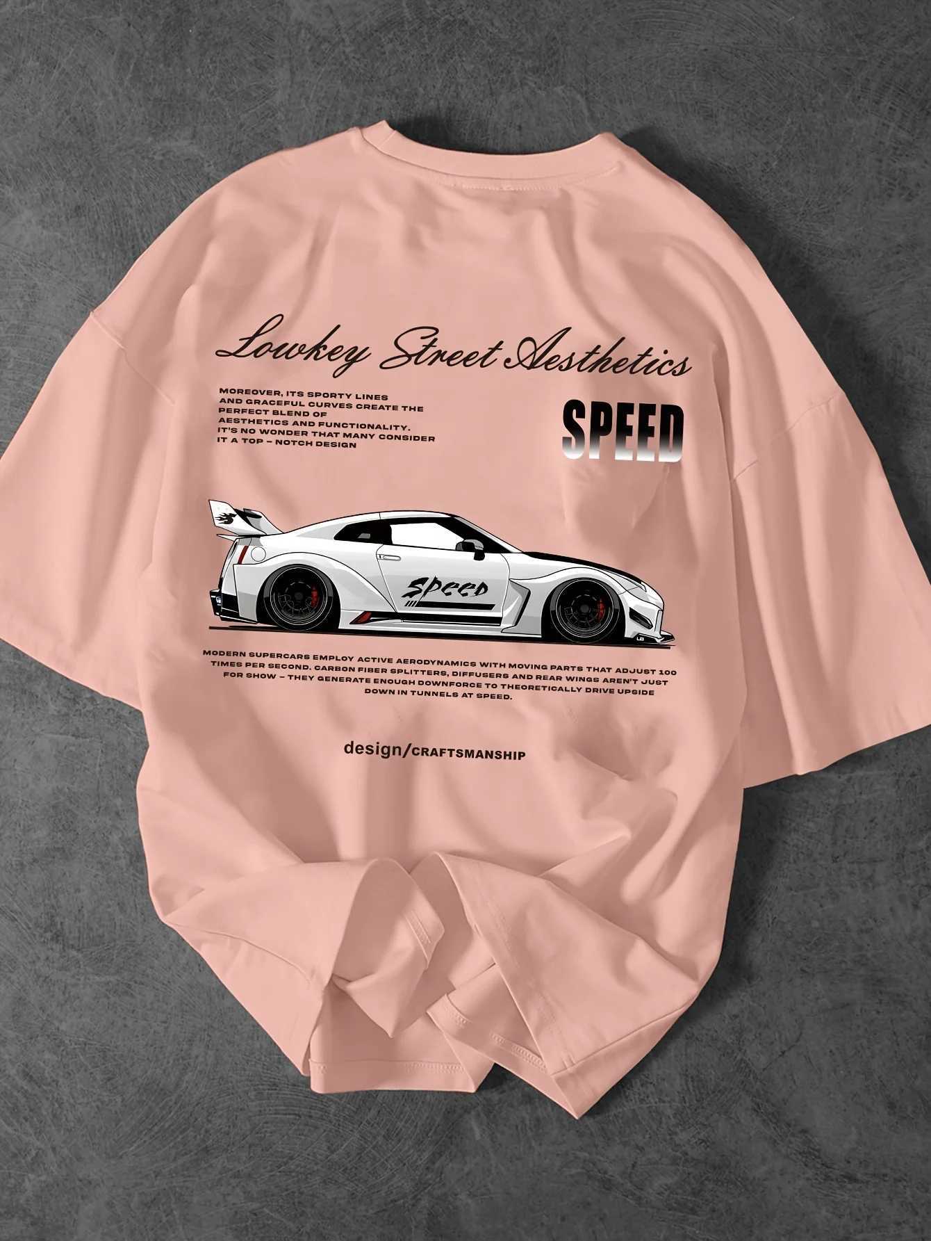 New Mens Summer Round-neck T-shirt Made of 100 Cotton Fabric Which Is Comfortable Soft and Fine Trendy and Versatile Style M260317