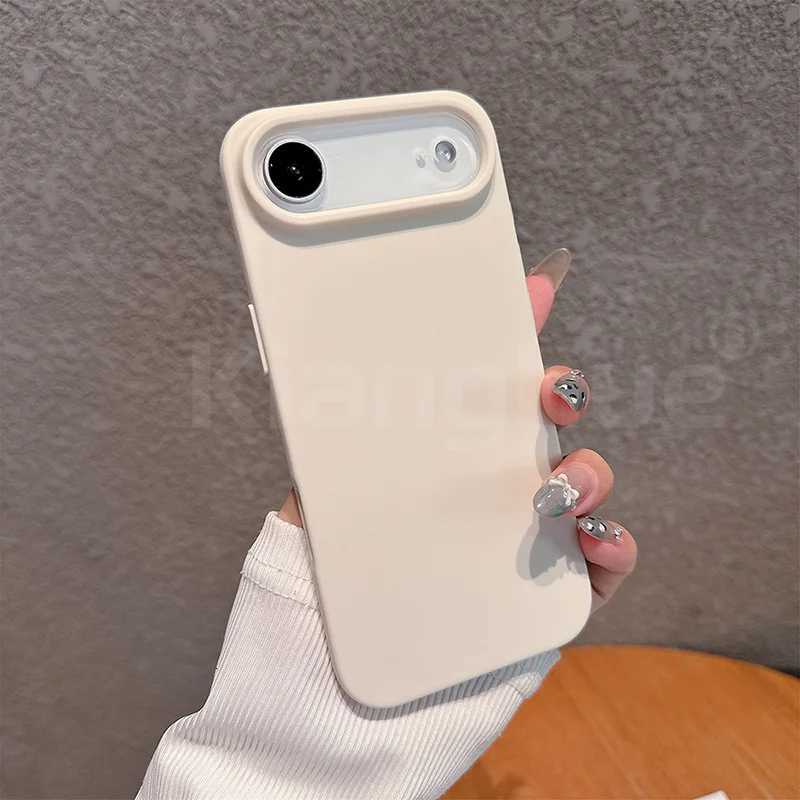 Luxury Pattern Matte Candy Color Silicone Soft Case For iPhone 17 air 17 pro 17 pro max Solid Color Shockproof Cover Shell C260314