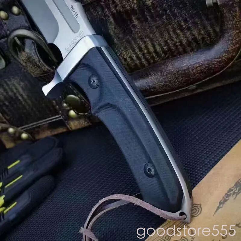 Rambo-MK Fixed Blade pocket knife Knife Kitchen Knives Rescue fixed blade knife Utility couteau EDC Tools
