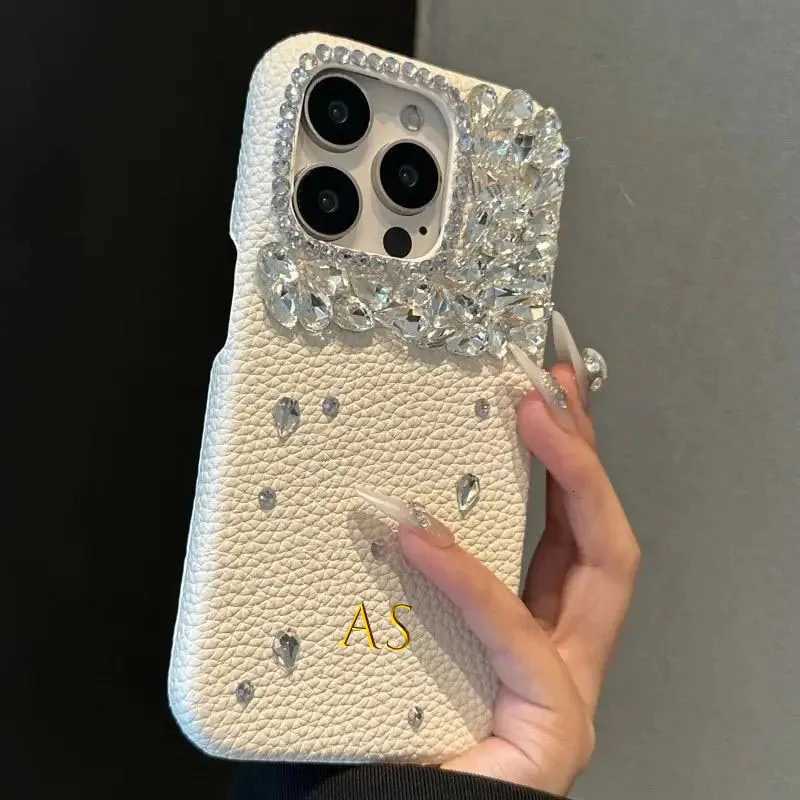 Personalised inevitable Initial kafr letters name Leather Case for iphone 11 12 14 13 15 Pro Max mini 16 Plus Luxury Hard Covers C260314