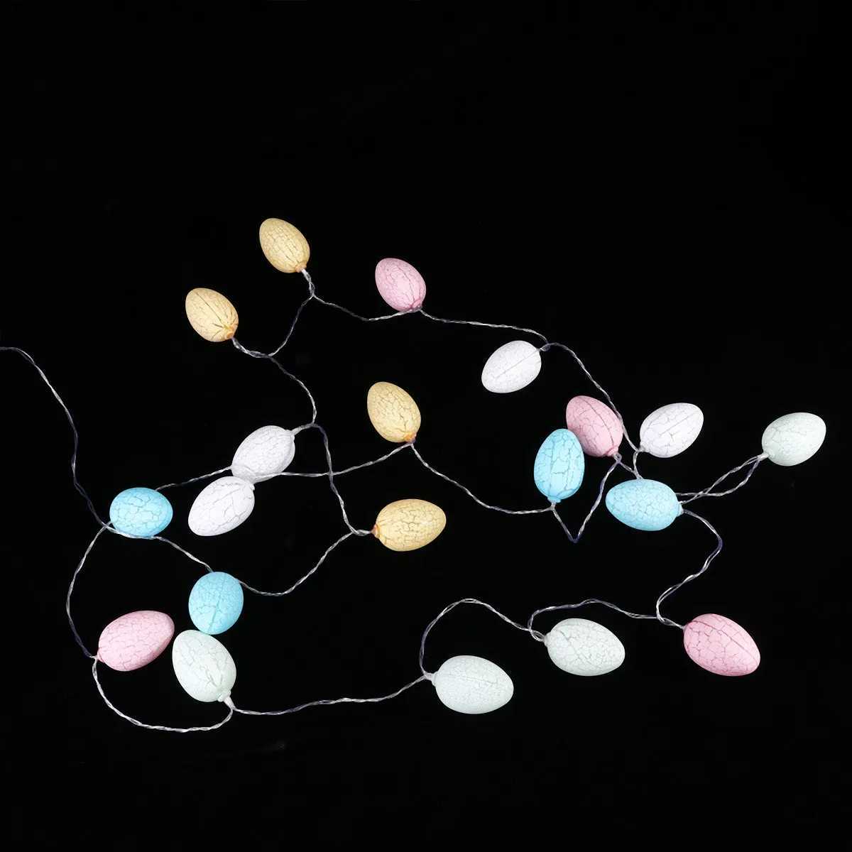 Easter Egg String Light 20 Leds Warm Glow USB Powered Low Heat Output Decor for Living Room Bedroom Garden String Light H260316