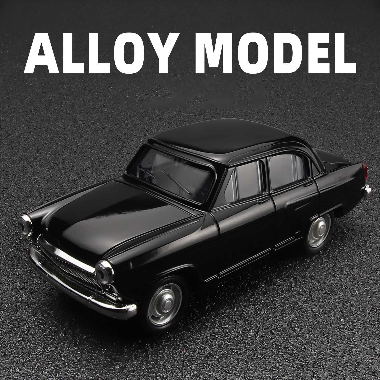 143 Volga GAZ-21 Alloy Metal Diecast Car Model Toy Car Model Desktop Decorations Gifts Collect Hobby Gifts Classic Vehicle Boys D260317