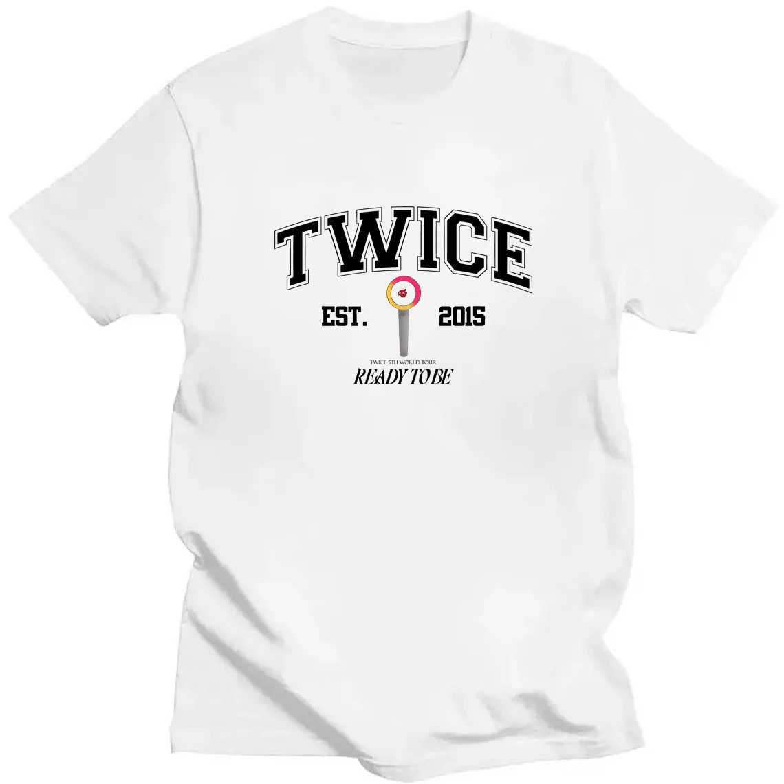 Twice Ready To Be T-Shirt Twice World Tour Womens Fashion Tee Twice Kpop Shirt Twice Jihyo Nayeon Momo Sana Mina Tzuyu Kpop Tee M260317