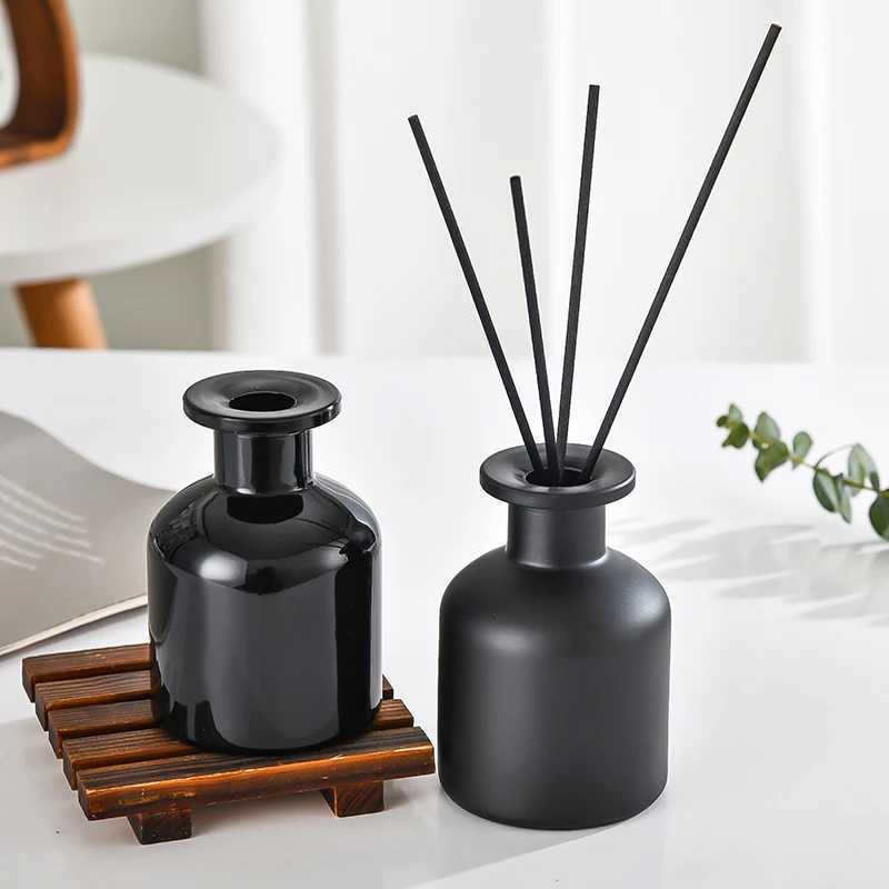 1 Pc 50ml Home Fragrance Empty Bottle Rattan Purifying Air Aroma Diffuser Set Essential Oil Bottle For Room Office Decoration D260317