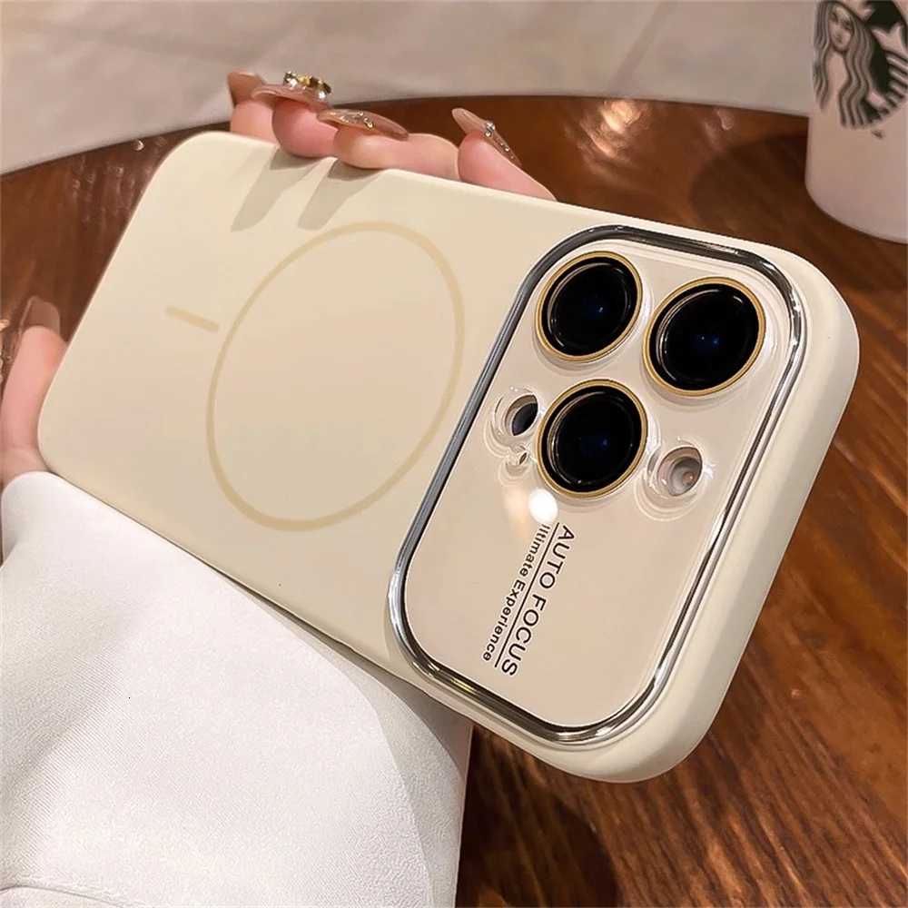 Advanced Liquid Silicone For Case For iPhone 17 Pro Max 16 15 14 13 Magnetic Charging Lens Protect Cover C260314