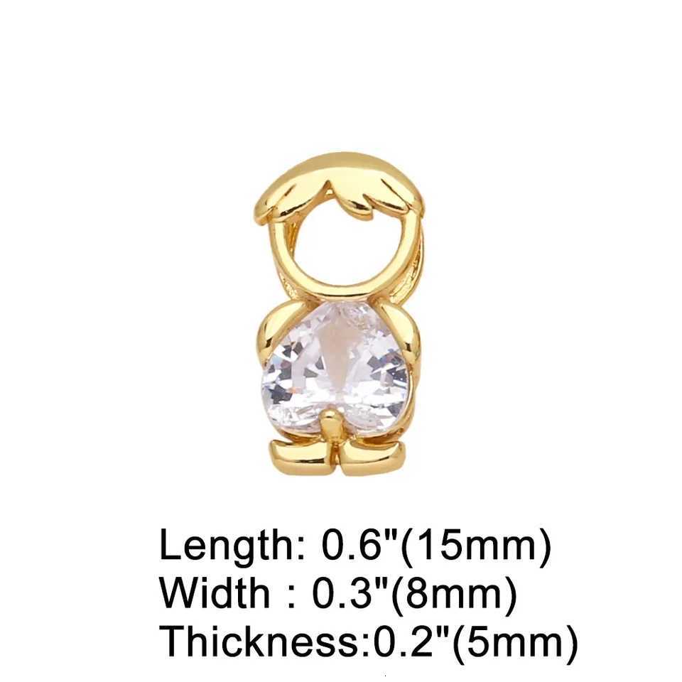 Nidin Fashion Cute Girls Boys Pendant Necklaces For Women Heart Shape Crystal Zircon Charm Clavicle Chain Jewelry Birthday GiftsXJ260317
