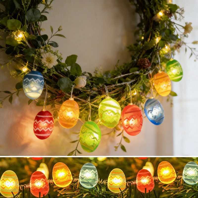 2M 20LED Fairy Light Garland Easter Decorations Bunny Egg Rabbit String Lights Kids Gift Happy Easter Party Decoration Home 2026 H2603161