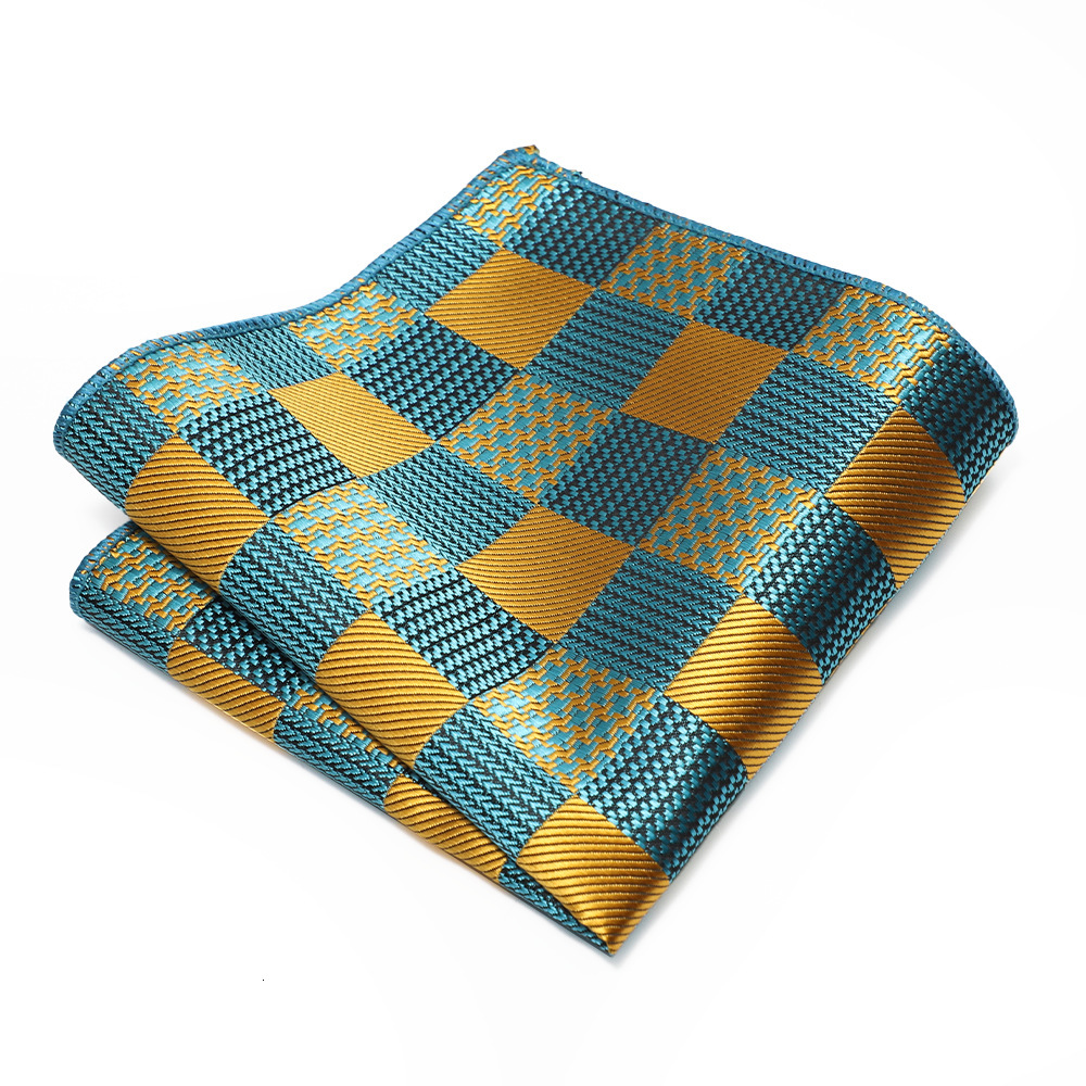 Designer New Men's 2026 Model, Made Of Polyester Material, Stylish Plaid Suit Pocket Square, Formal Striped Handkerchief