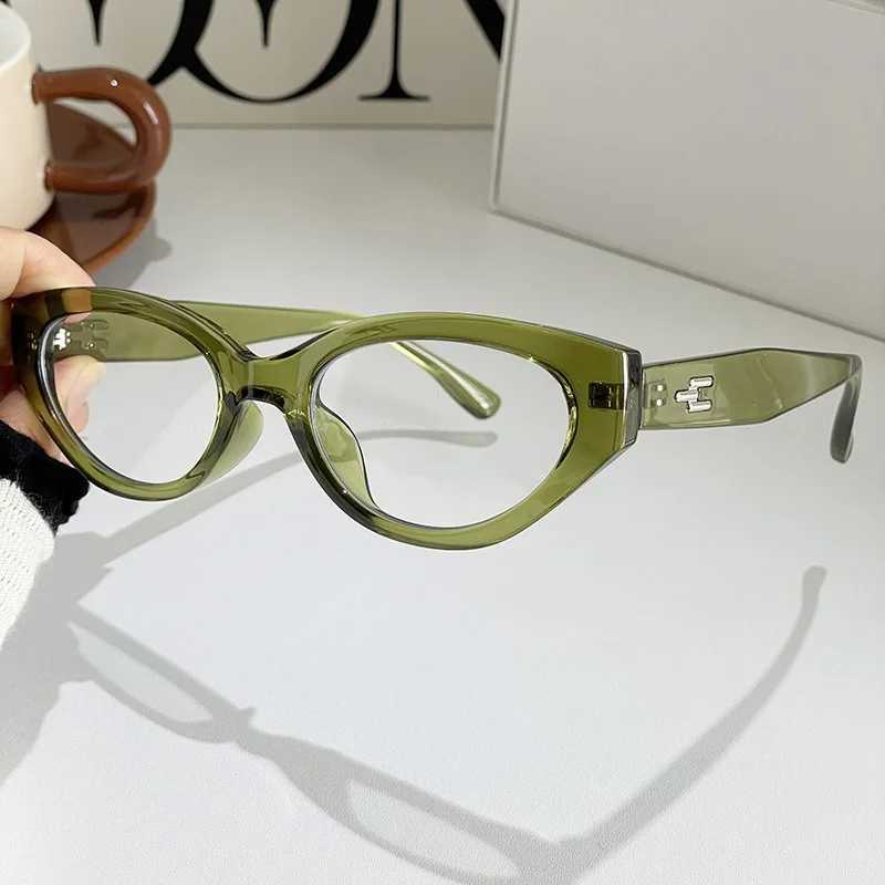 Vintage EYORA Cat Eye Reading Women Anti Blue Ray Myopia Eyewear Photochromic Progressive Prescription Optical Glasses H260316