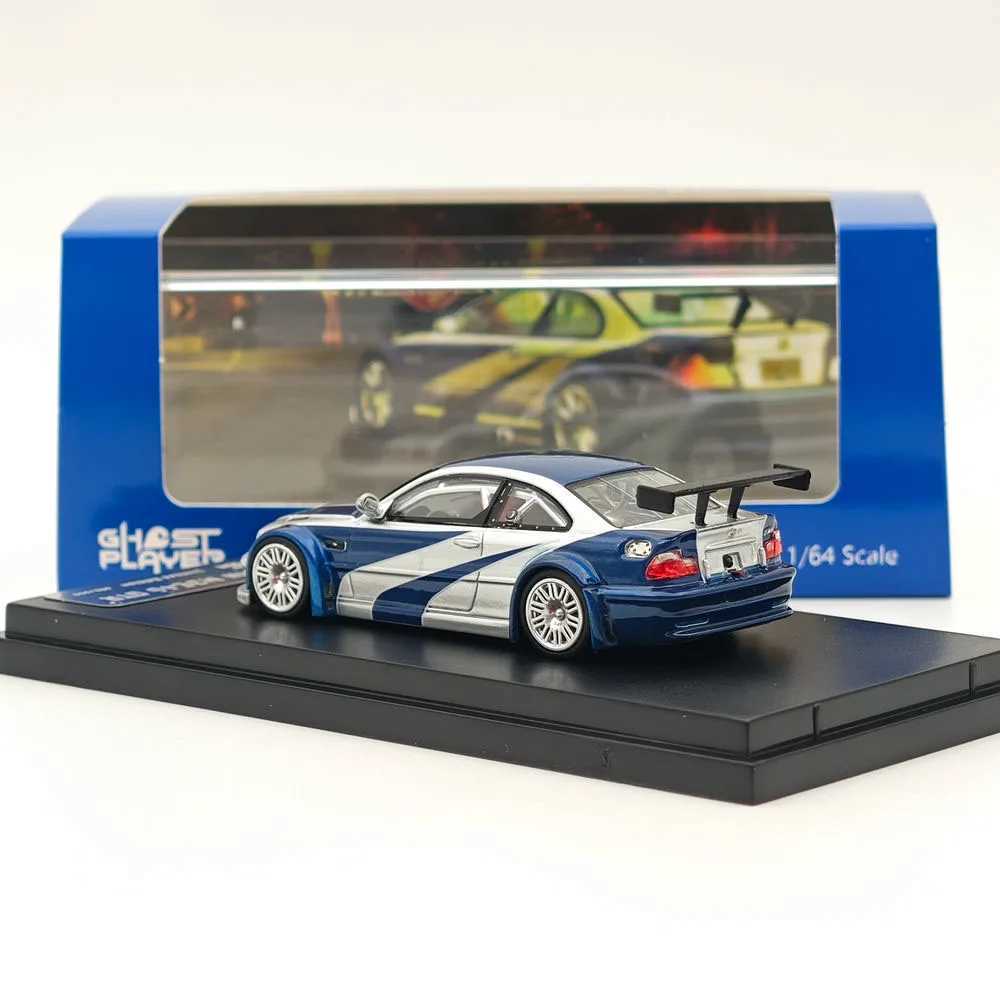 Ghost Player 164 for M3 E46 GTR by DCM Diecast Model Car miniature Limited Collection Auto Toys Gift D260317