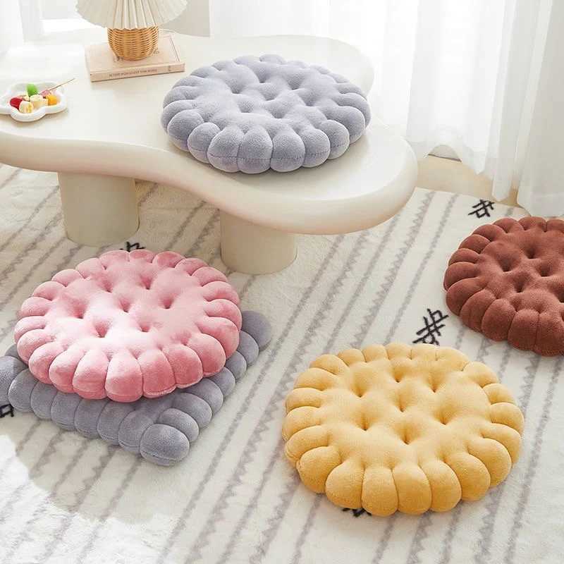 Biscuit soft cushion comfortable office sitting cushion tatami cushion chair cushion D260317