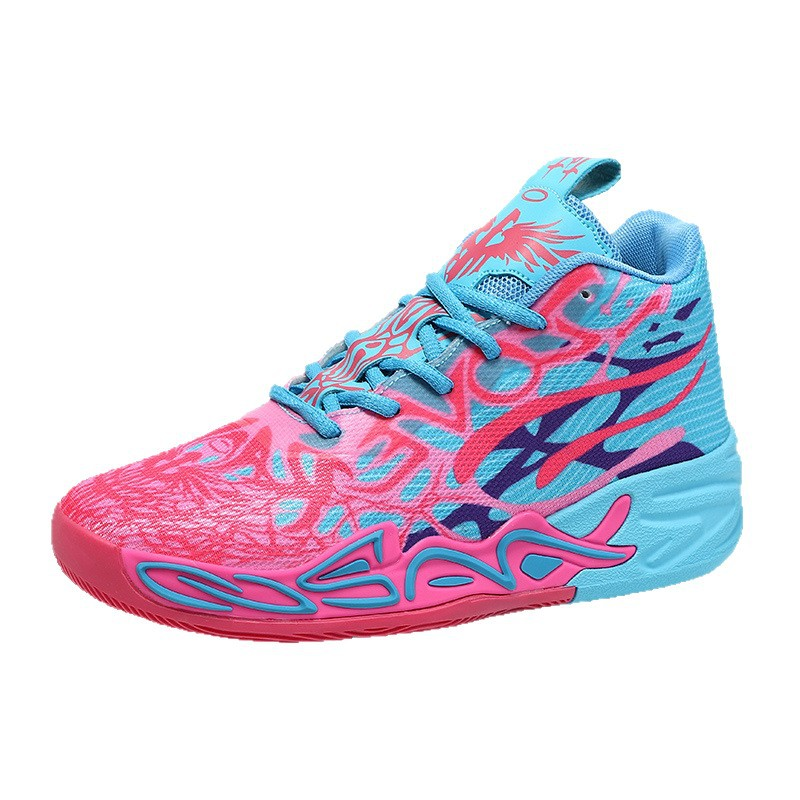 Spring high-top basketball men's cement star junior high school students real combat sports ball shoes 39-45