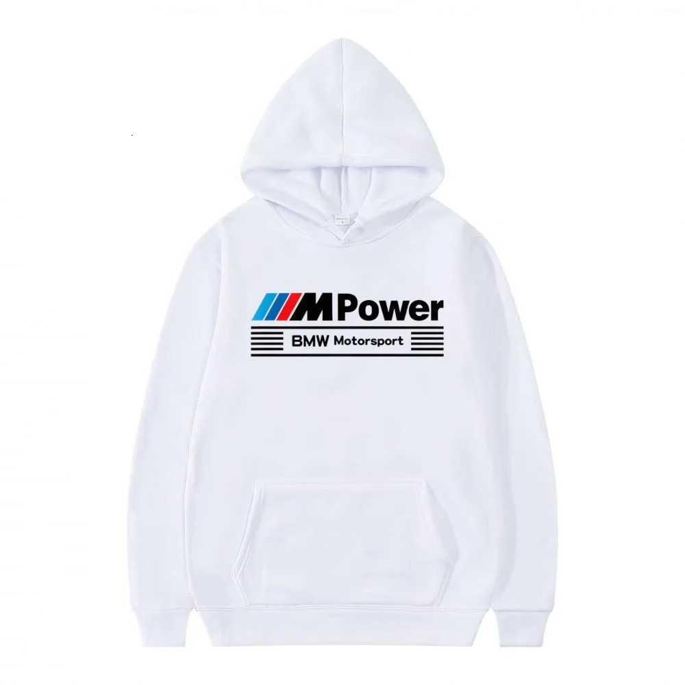 BMW M POWER Division Performance Autumn and Winter New Mens Hoodies Mens and Womens Street Casual Clothing Sweatshirt W260317