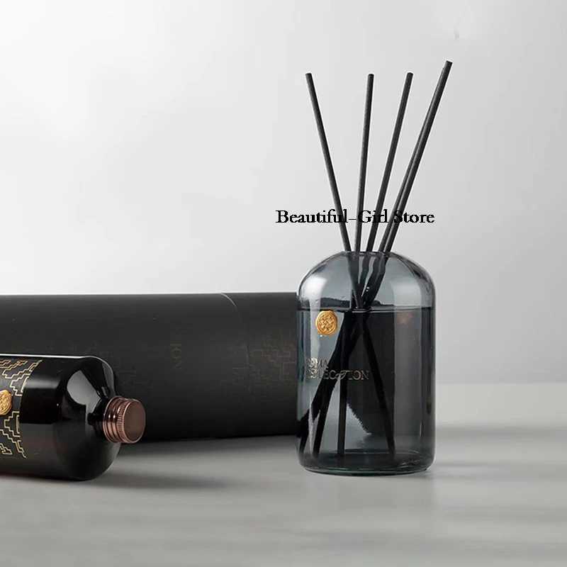 250ml Westin White Tea / Wet Garden Blow Aromatherapy Bottle Black Fibre Rattan Sticks Set Aroma Home Fragrance Oil D260317