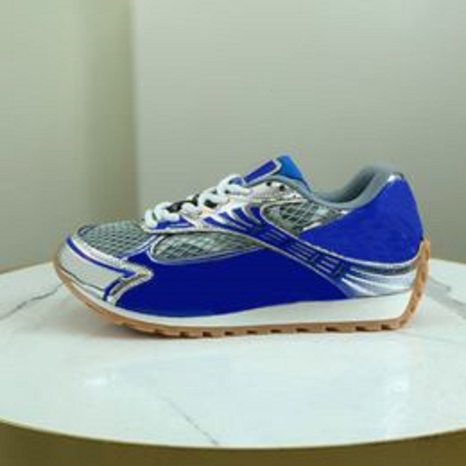 size 35-47 Designer gold Sneakers Casual Shoes Women Shoe Stylish Unique Fishnet Upper Men Vintage Versatile Lightweight Technical Mesh Runner Sneaker