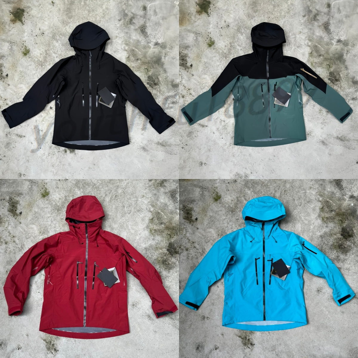 Men Jacket Three Layer Outdoor zipper jackets Waterproof warm Jackets For sports Women SV/LT GORE-TEXPROS Jacket Male Casual Lightweight Hiking Jacket Size S-XXL