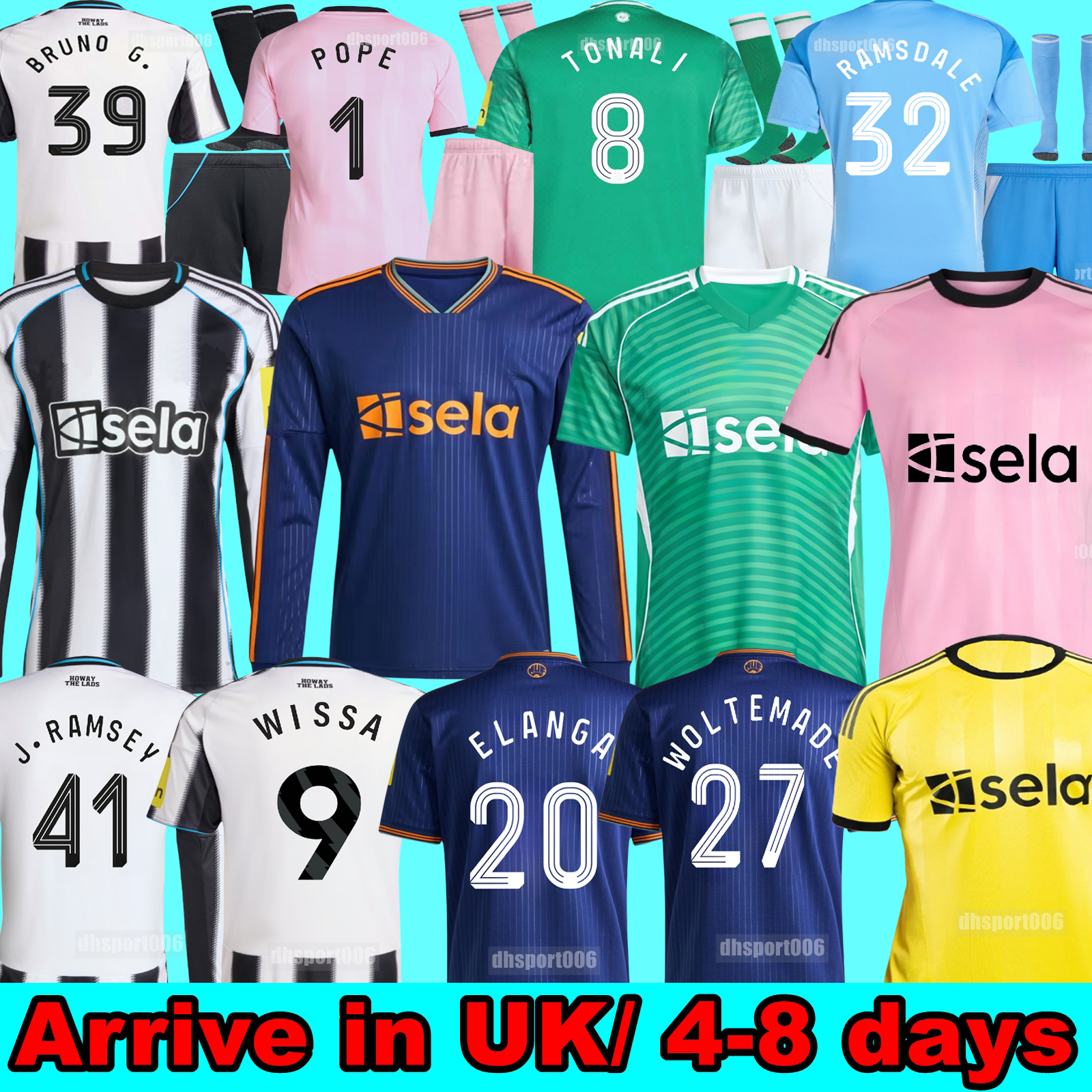 Newcastl e 25 26 WISSA Woltemade TONALI soccer jerseys BLACK Kids 2026 BARNES BRUNO G. Gordon Football Shirt Home Away Botman CARABAO RAMSDALE BURN ELANGA THIAW