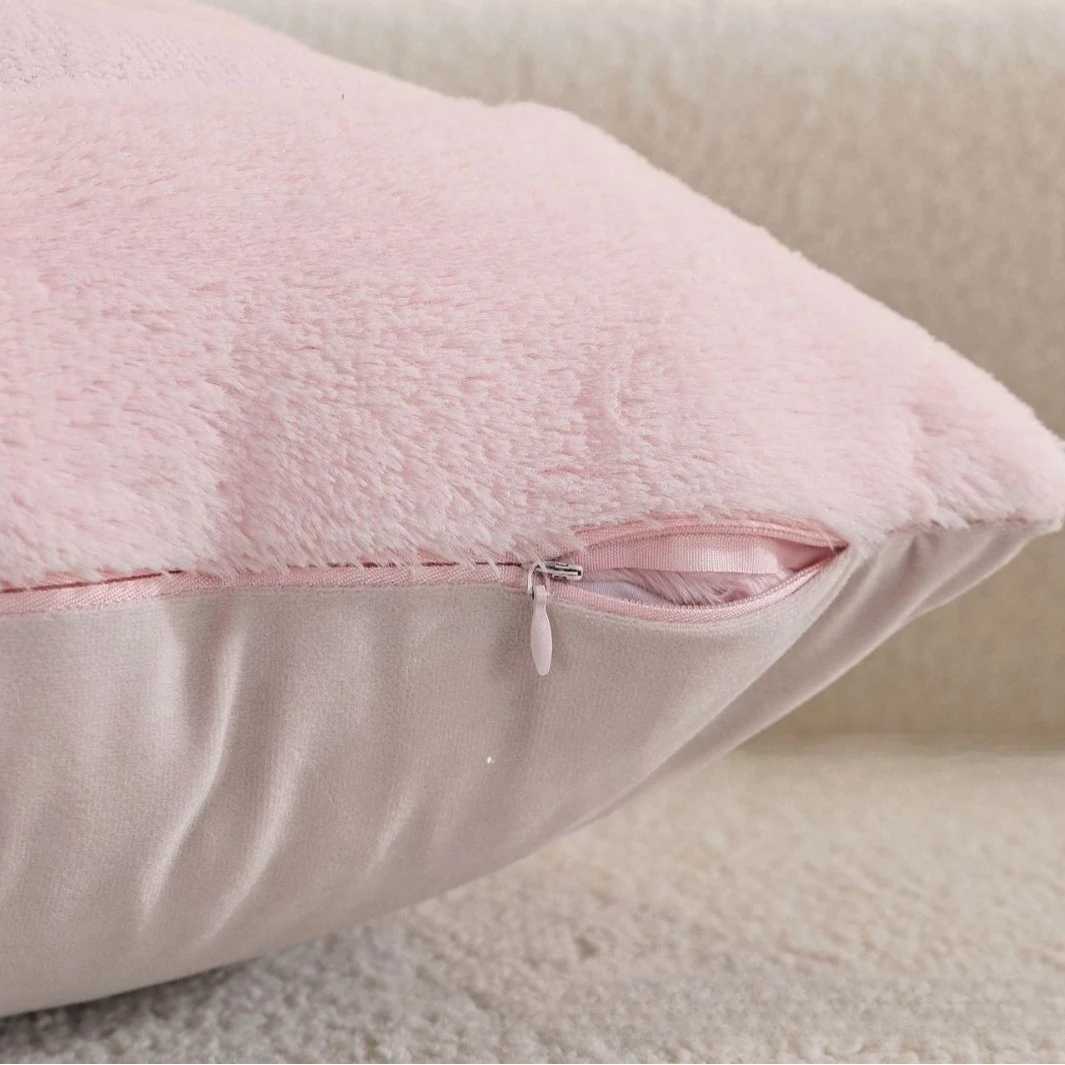 Easter Bunny Jacquard Throw Pillow 18x18 Inch 1 PcDecorative Cushion Washable Invisible Zipper Skin-friendly for Sofa Couch Bed D260317